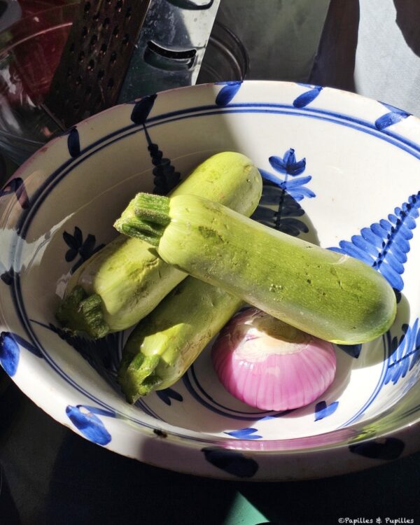 Courgettes et oignons