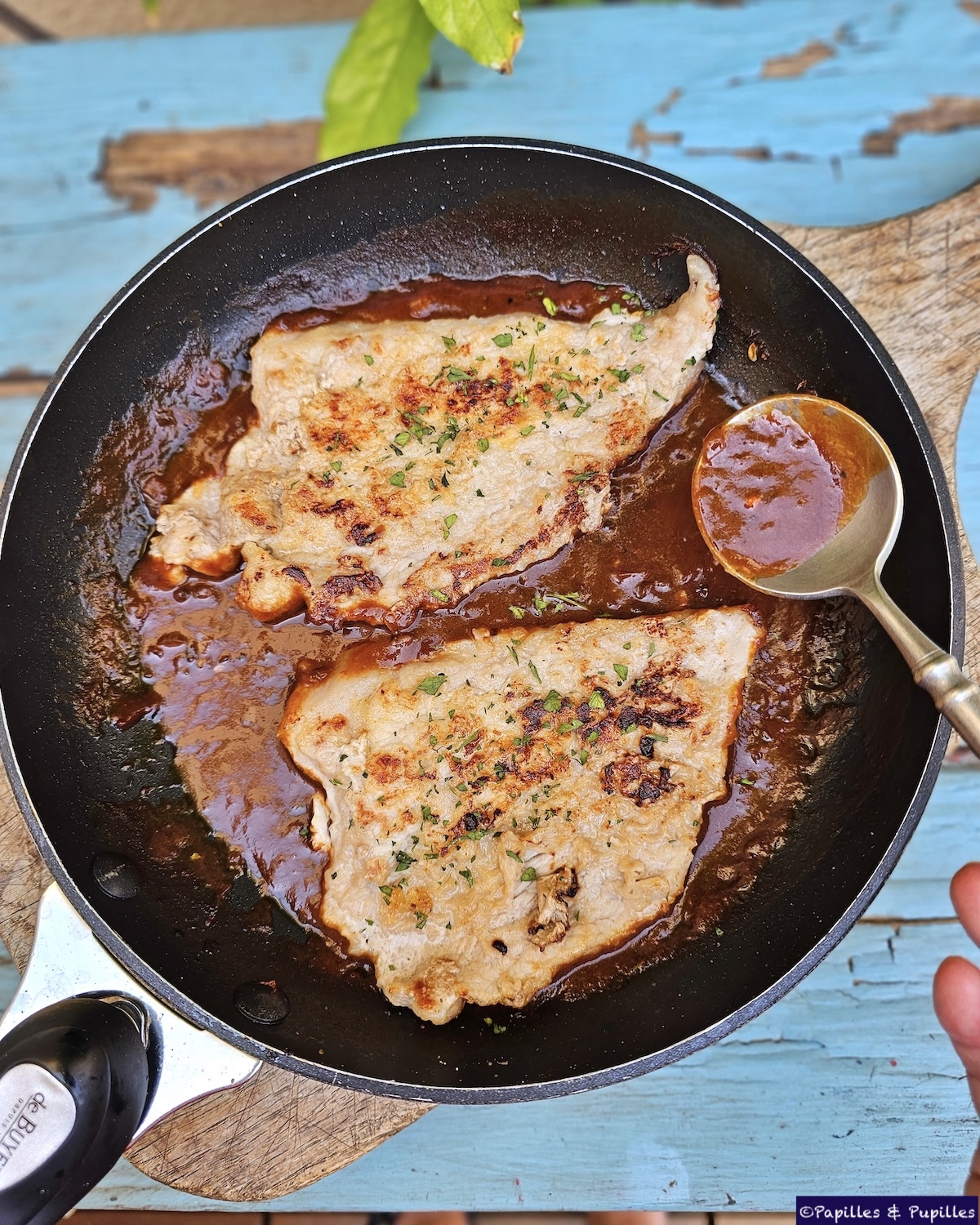 Escalopes de veau au vinaigre balsamique