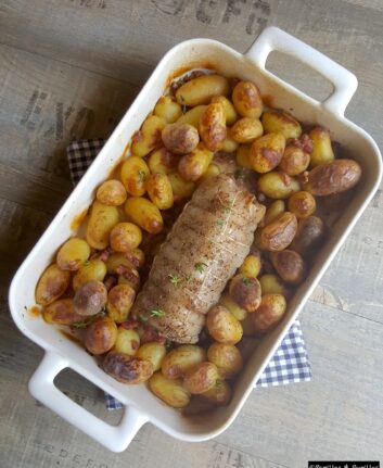 Filet mignon de veau aux pommes de terre