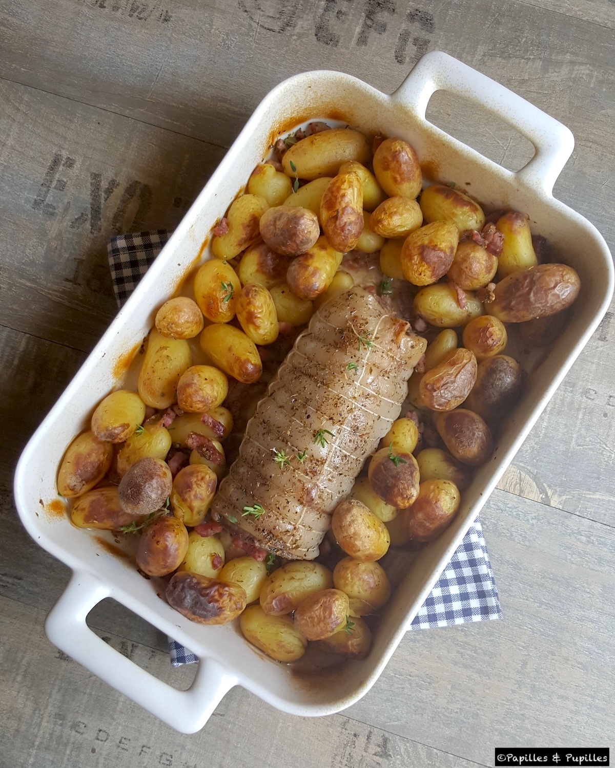 Filet mignon de veau aux pommes de terre