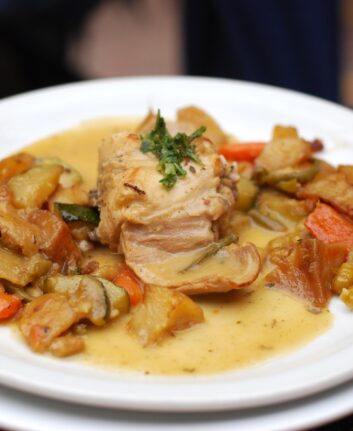 Lapin en sauce