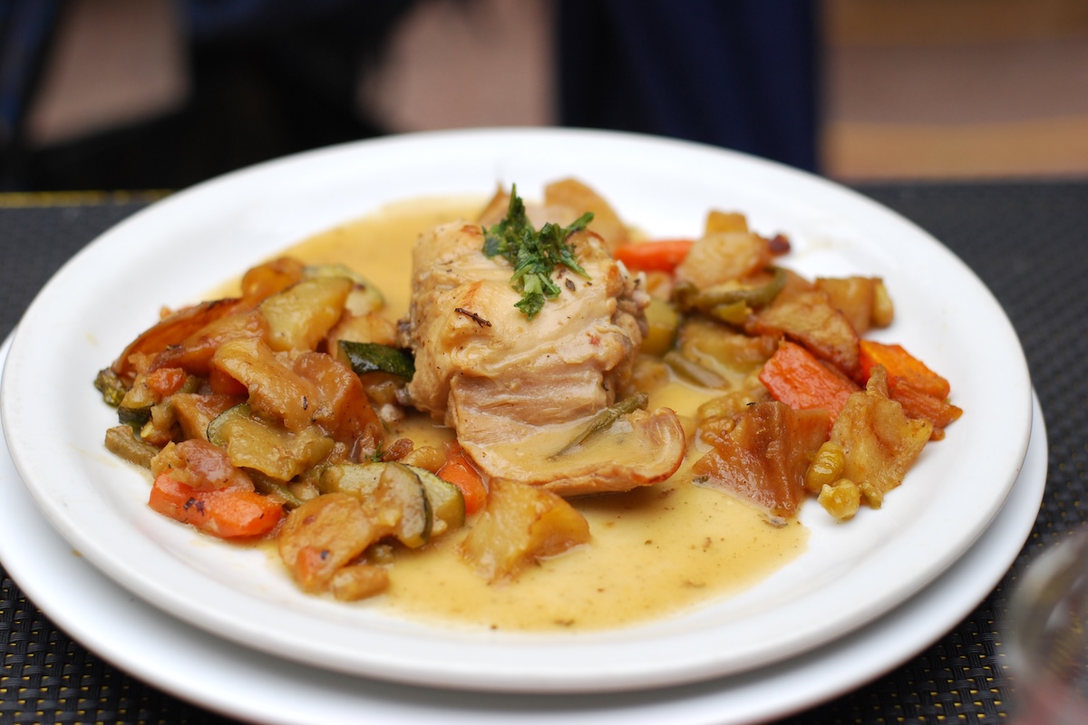Lapin en sauce