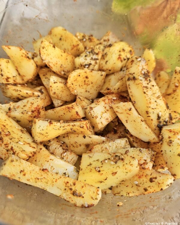 Pommes de terre assaisonnées