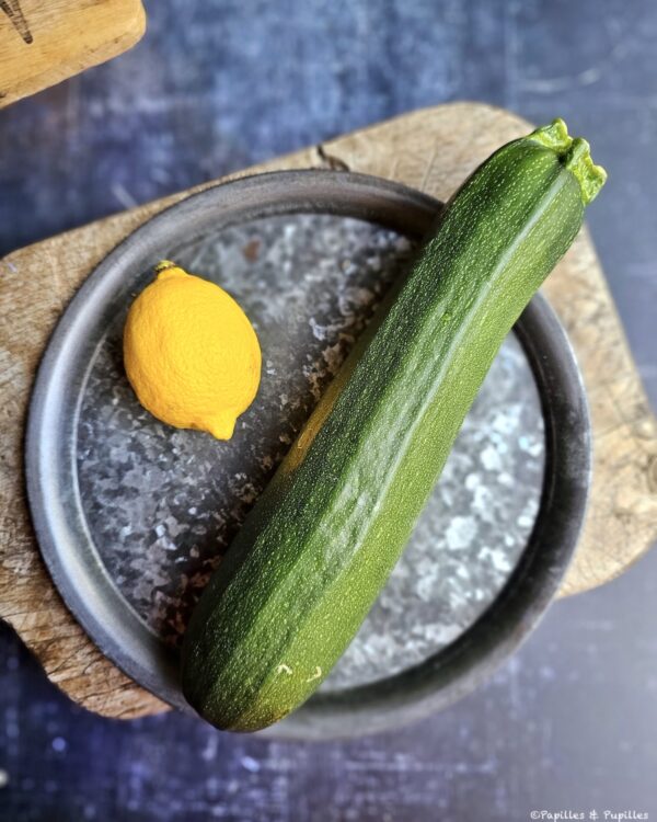 Courgette et citron