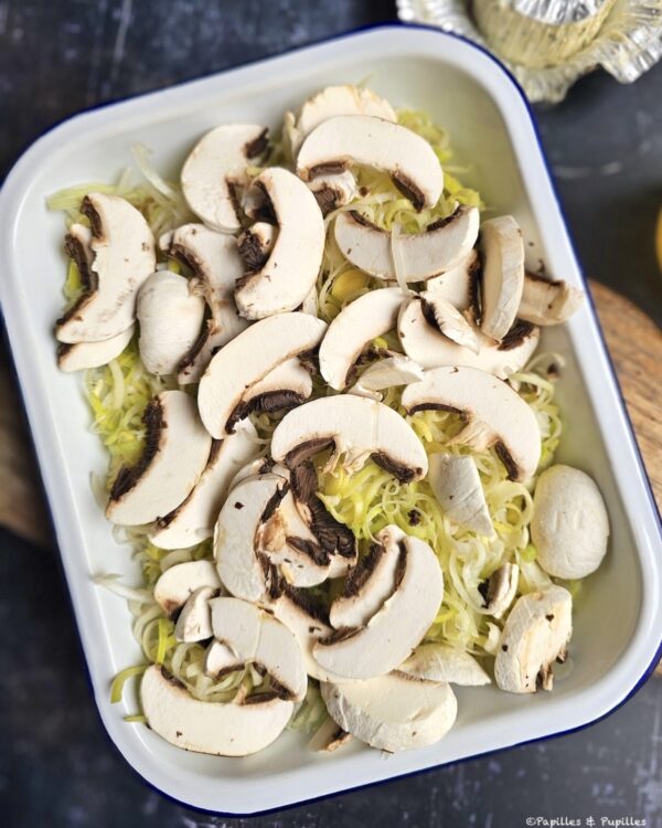 Avec les champignons