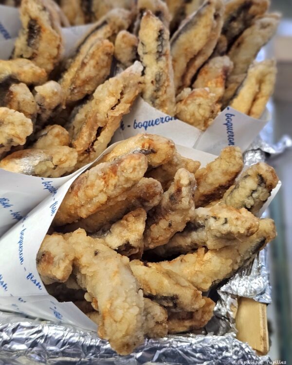 Cornet de poissons frits