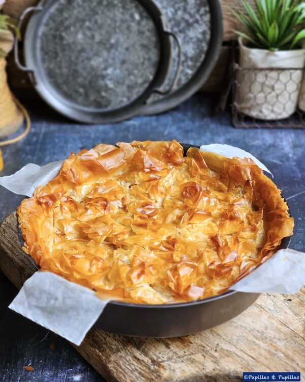 Croustade à la sortie du four