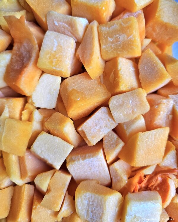 Cubes de butternut