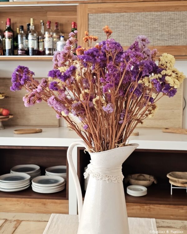 Bouquet de fleurs séchées