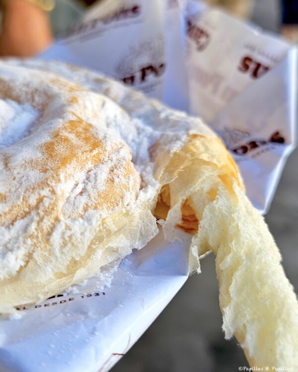 On déroule l'ensaïmada