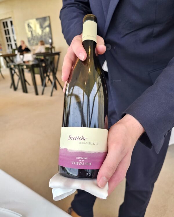 Bourgueil Bretêche 2015 du Domaine de la Chevalerie, accord parfait avec le Pithiviers