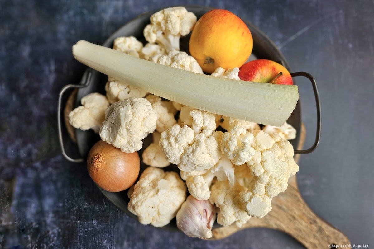 Ingrédients de la soupe