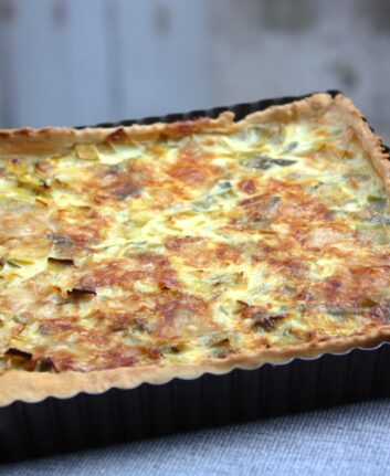 Tarte aux poireaux