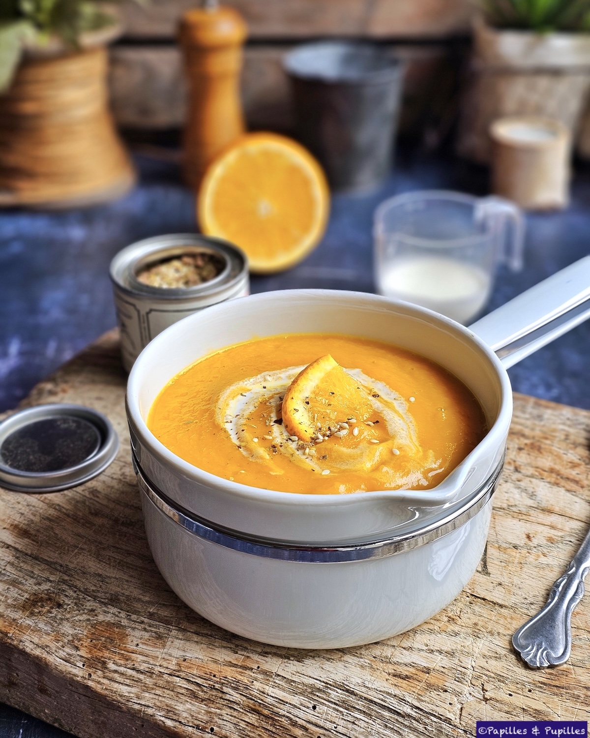 Velouté carottes orange gingembre