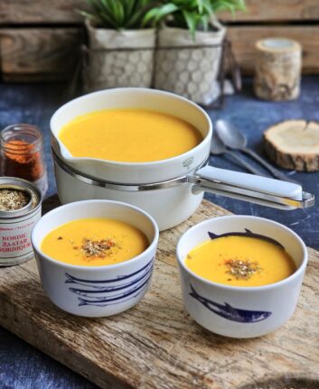 Velouté potimarron clémentines