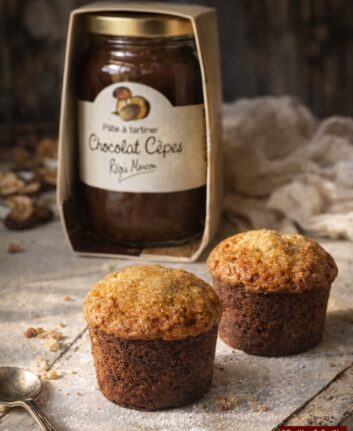Moelleux chocolat cèpes de Régis Marcon