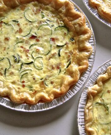Tarte aux courgettes