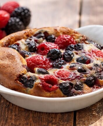 Clafoutis aux fruits rouges