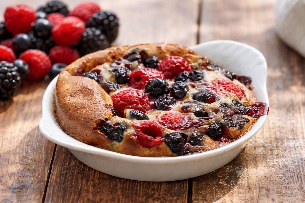 Clafoutis aux fruits rouges