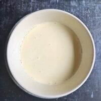 Mélange jaunes dœufs crème