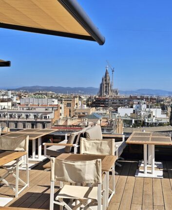 Roof top, Hôtel Majestic, Barcelone
