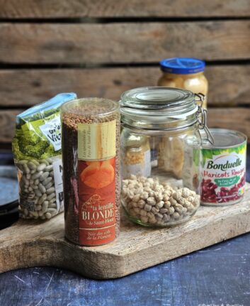 Légumes secs et en conserve