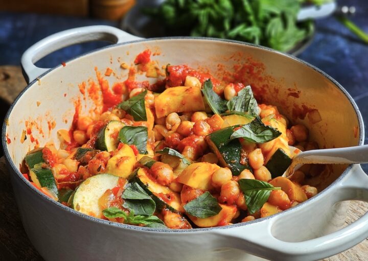 Pois chiche tomate Courgettes
