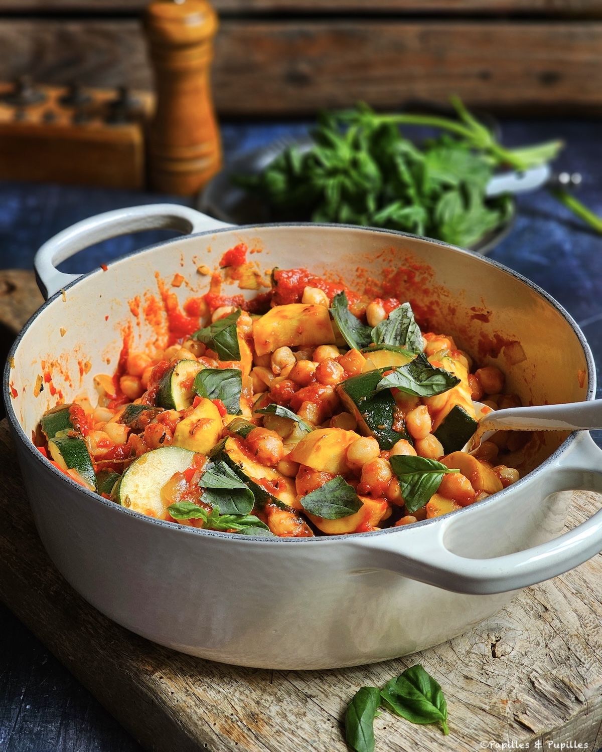Pois chiche tomate Courgettes