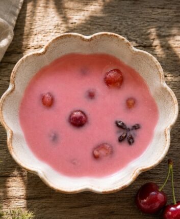 Soupe de cerises