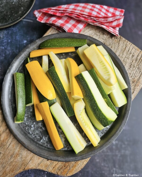 Frites de courgettes