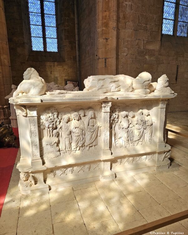 Tombeau de Pons de Gontaut dans la chapelle haute du Château de Biron