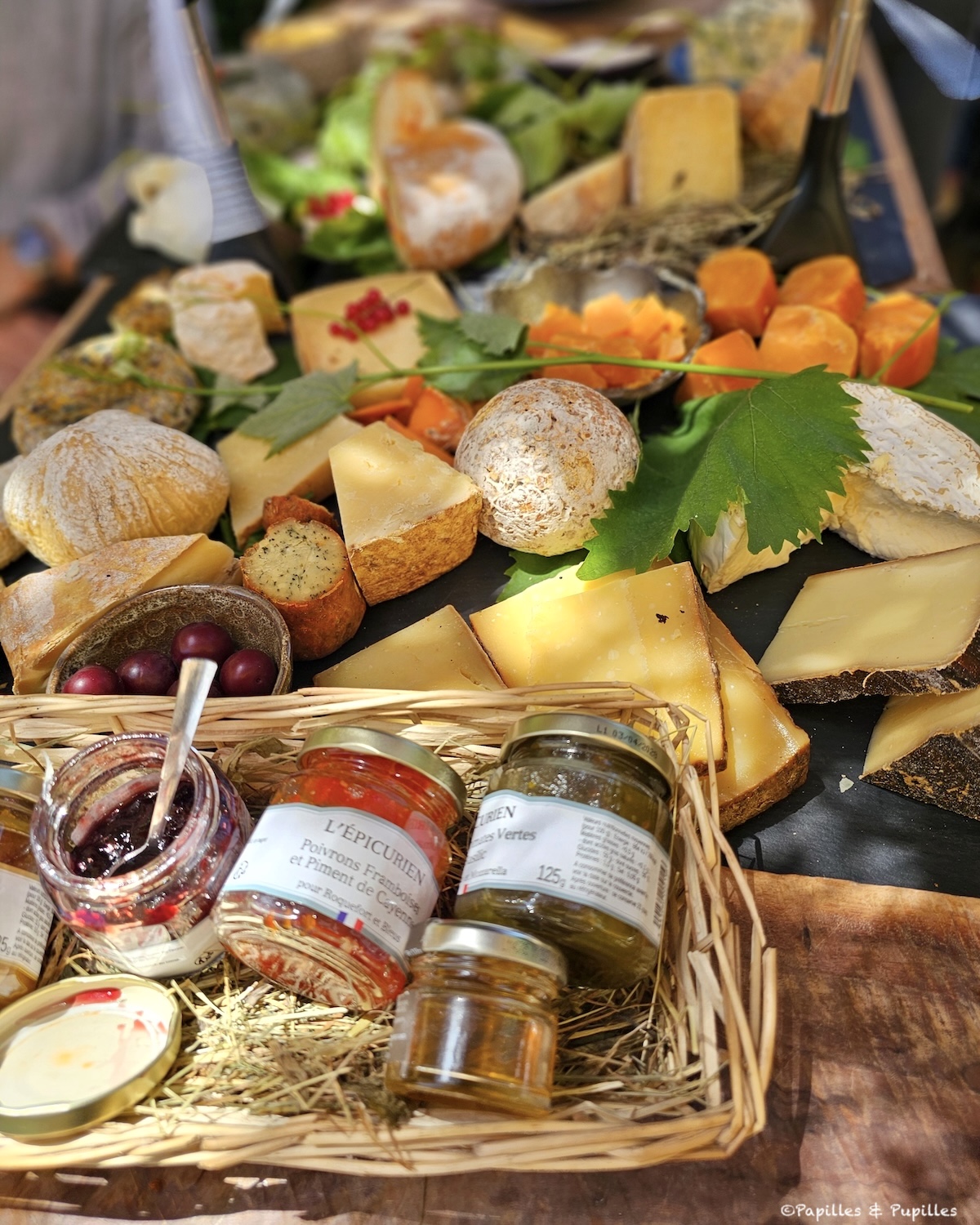 Chariot de fromages de L'Atelier à Issigeac