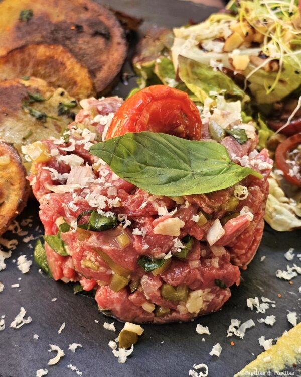 Tartare de bœuf à l'Italienne