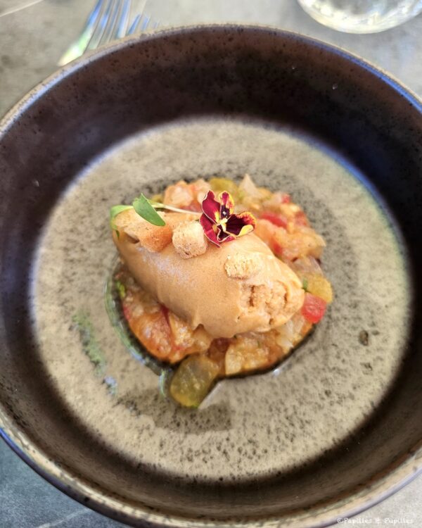Tartare de tomates sorbet tomates