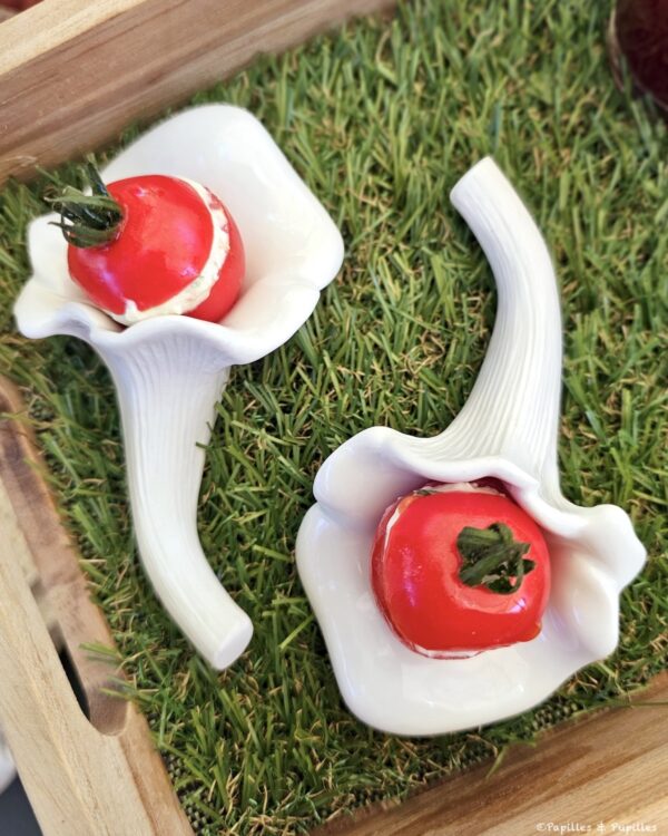 Tomates cerises au fromage de chèvre