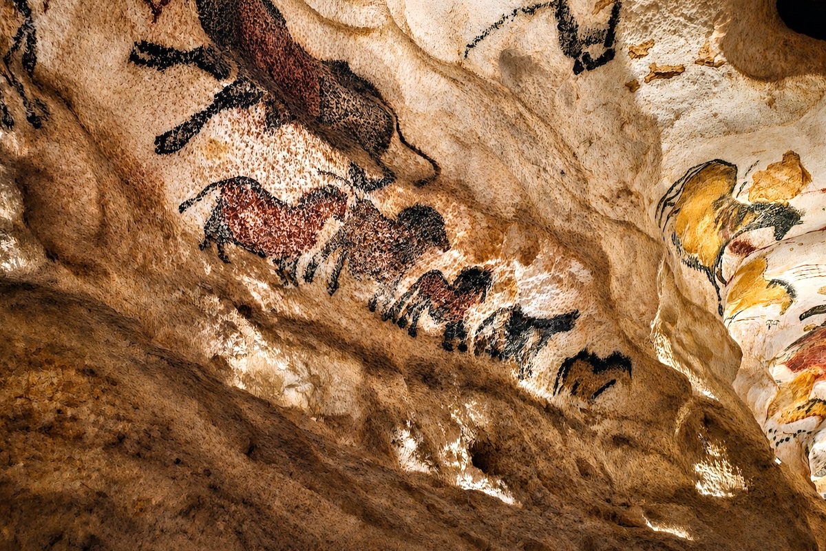 Panneau des Chevaux chinois dans le Diverticule axial de Lascaux IV
