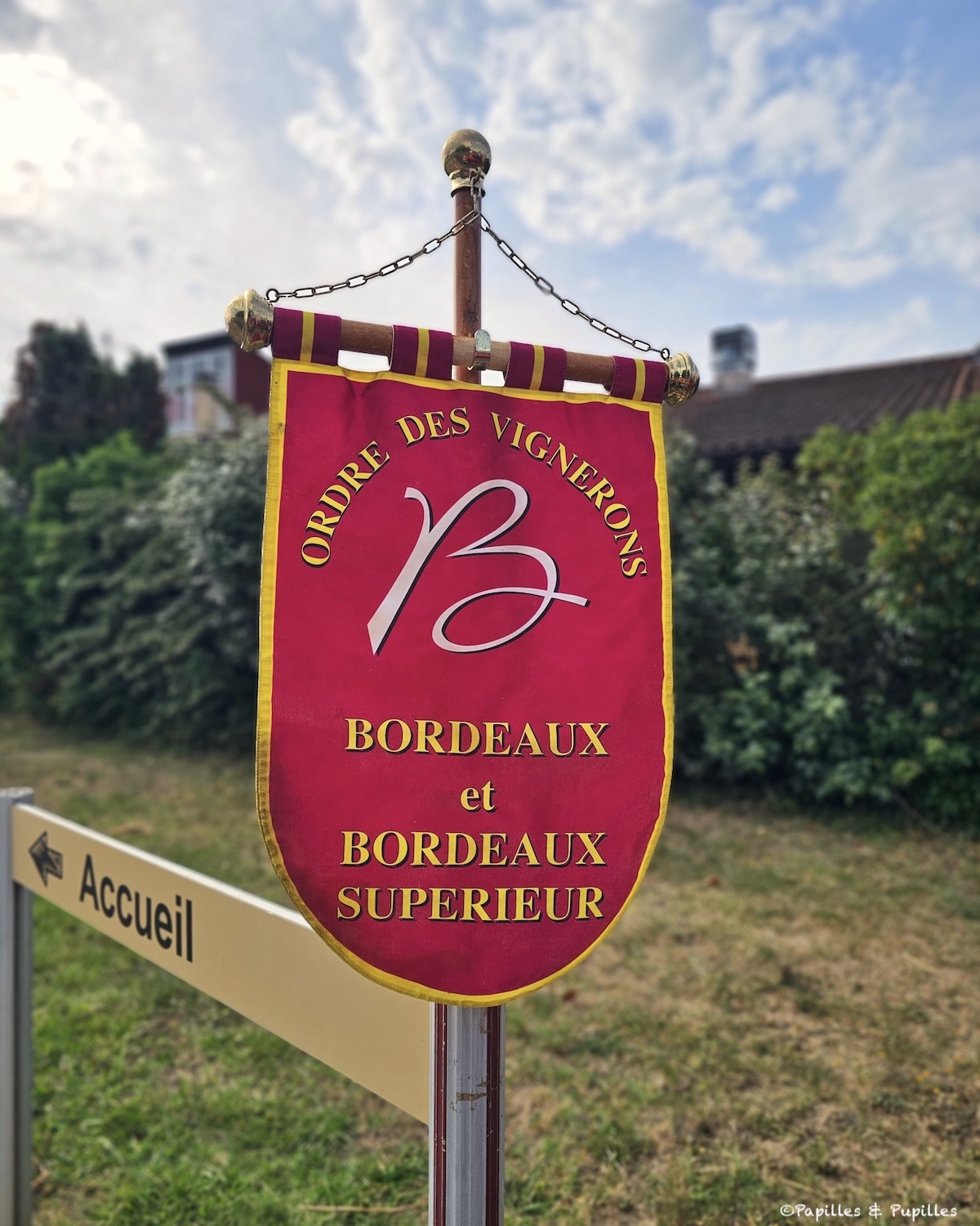 Bannière de l’Ordre des Vignerons de Bordeaux et Bordeaux Supérieur à Planète Bordeaux
