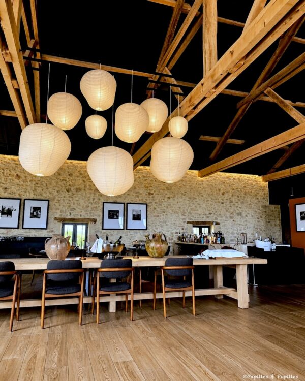 Salle du restaurant Holodeck au Château de Chambert