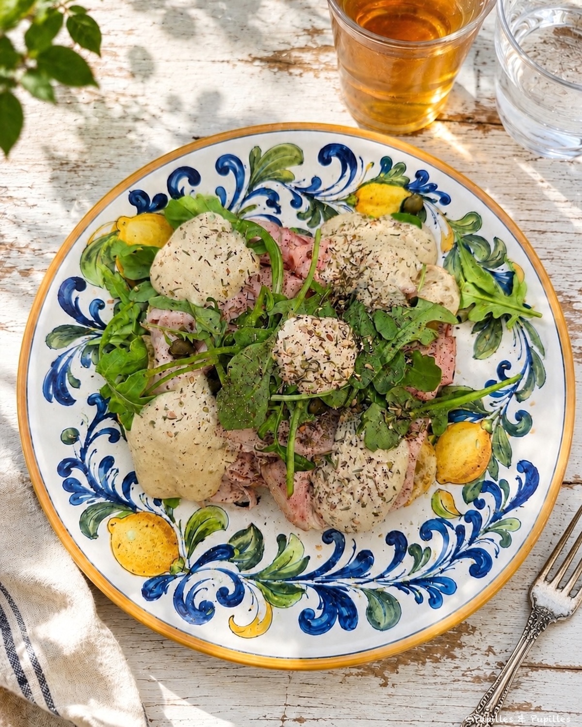 Vitello tonnato au veau froid et salsa tonnata