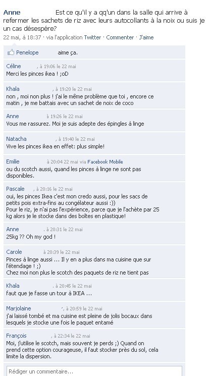 Comment fermer un sachet de riz