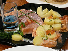 Assiette de saumon cuisine cup