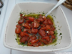Salsa à la tomates et au persil