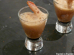 Gambas au sésame, air de soja