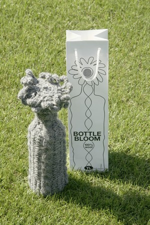 cache bouteille en laine