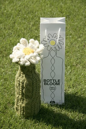 cache bouteille en laine