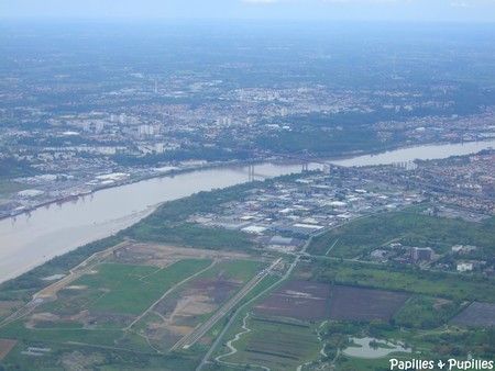 Vue aérienne de Bordeaux