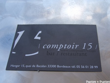 Le Comptoir 15 - Bordeaux
