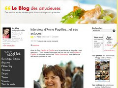Le blog des Astucieuses - Interview Anne - Papilles et Pupilles