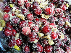 Mélange cranberries sucre, noisettes et pistaches